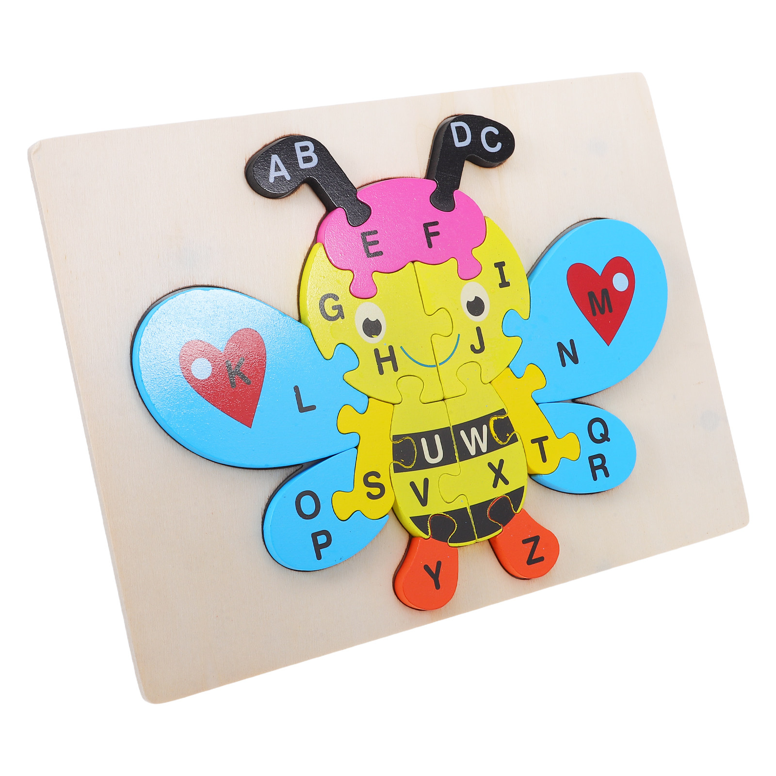 Abc Kids Early Education - 1 zestaw drewnianych puzzli w kształcie