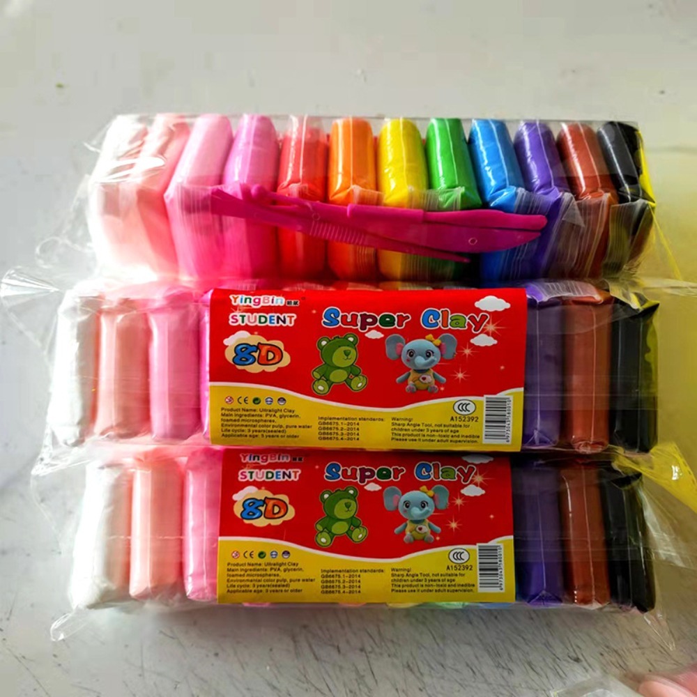 Kids Education Content - Glinka modelarska Clay Core, 10g, zestaw
