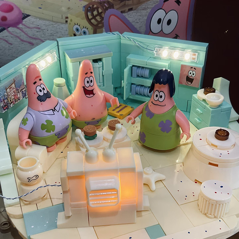 Zestaw klocków Spongebob Patri – Kids First Education recenzja i cena