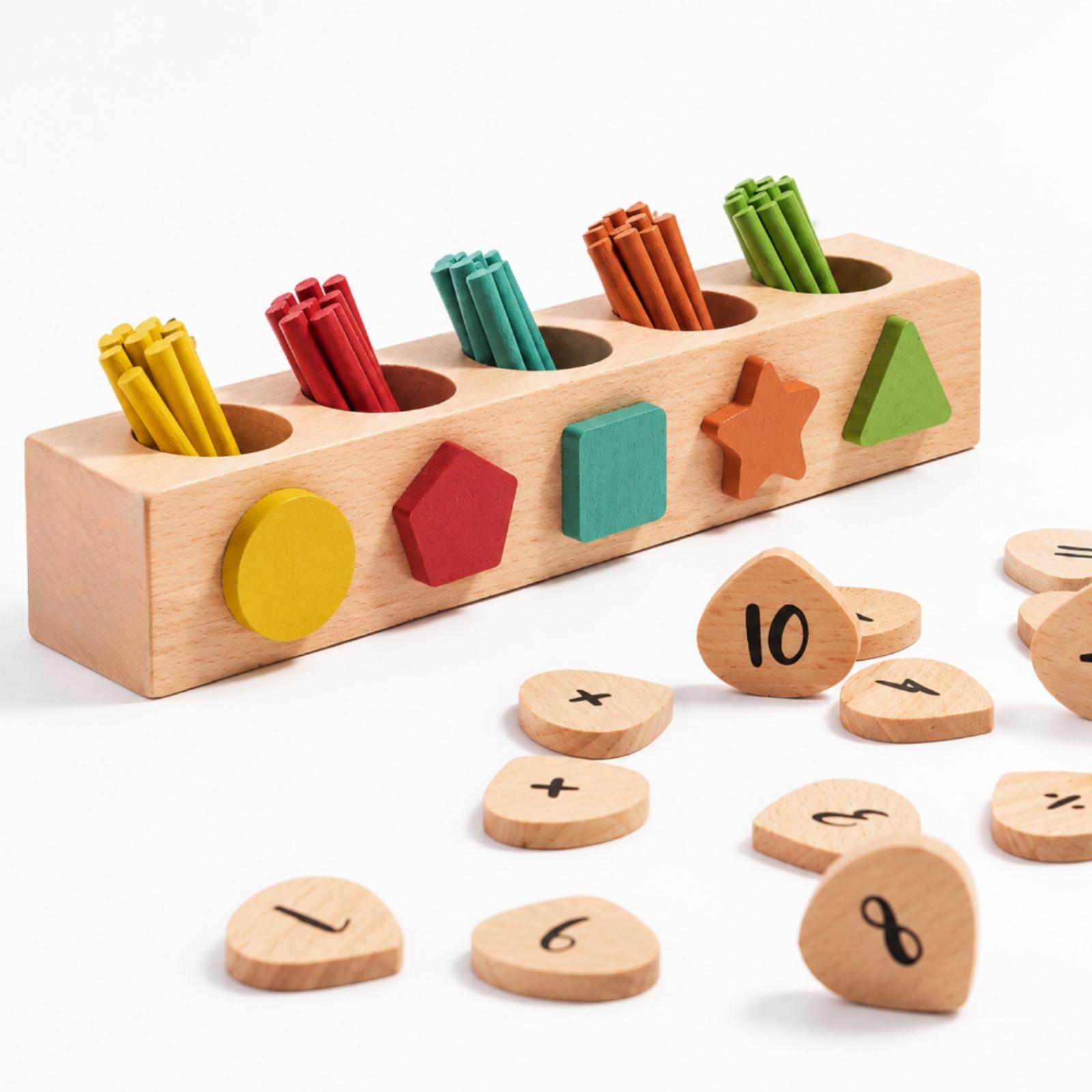 Drewniana zabawka edukacyjna d – Kids Education Number recenzja i cena